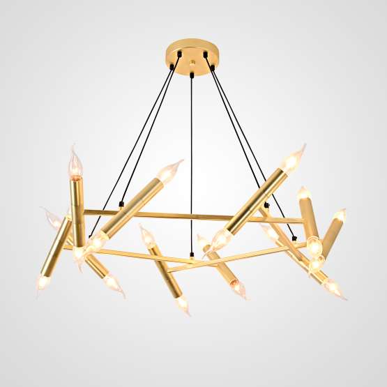 Подвесной Светильник Jonathan Browning Le Pentagone Chandelier 20 Light By
                    Imperiumloft
