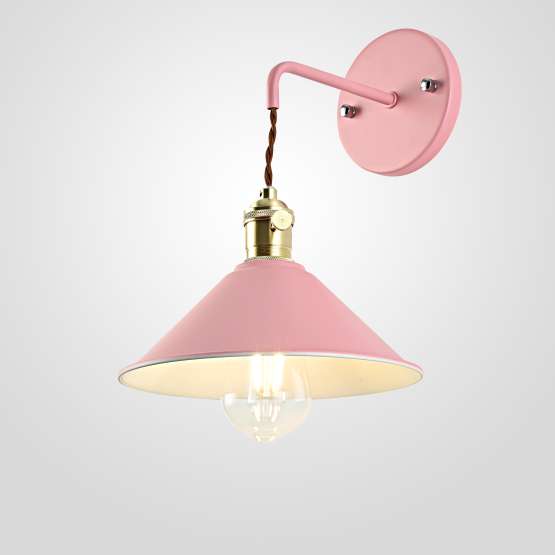 Бра С Подвесным Плафоном Braid Wall Pink By Imperiumloft