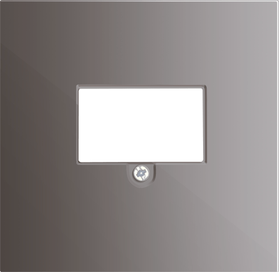 Donel R98 Сталь накладка стандарта TAE для розеток USB, HDMI, Аудио, серия DA
