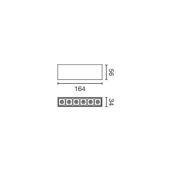 Потолочный светильник Neso Point-6 3000K 34° белый DALI — изображение 2
