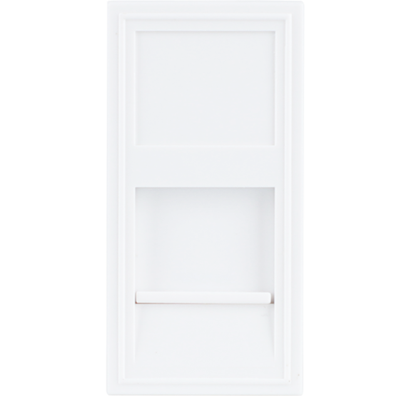 Donel Розетка DEC RJ45 UTP кат.5e, 1мод., алюм. матовая (22.5х45мм)