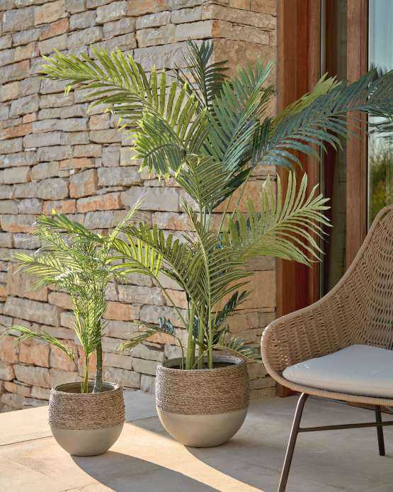 Пальма искусственная Palmera с черным горшком 70 см — изображение 2