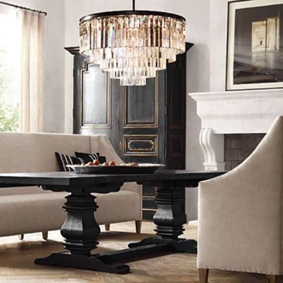 Люстра Rh 1920S Odeon Clear Glass Fringe Chandelier D80 By Imperiumloft — изображение 3
