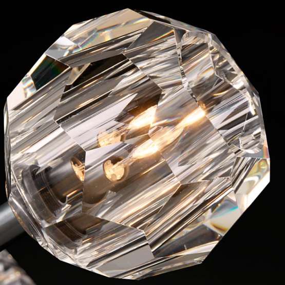 Люстра Boule De Cristal Linear Chandelier 6 Black By Imperiumloft — изображение 3