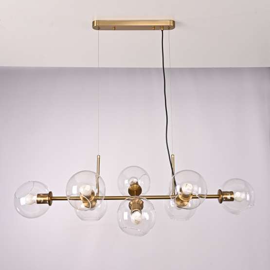 Люстра Staggered Glass Chandelier 8 By Imperiumloft — изображение 3