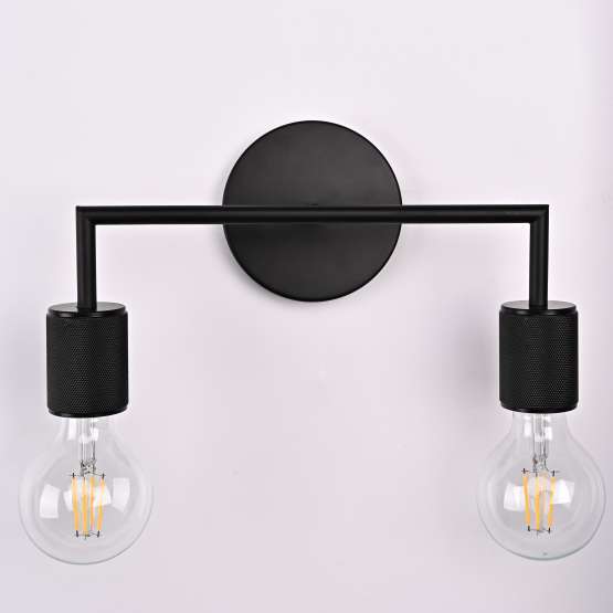 Бра Rh Utilitaire Double Sconce Black By Imperiumloft — изображение 2