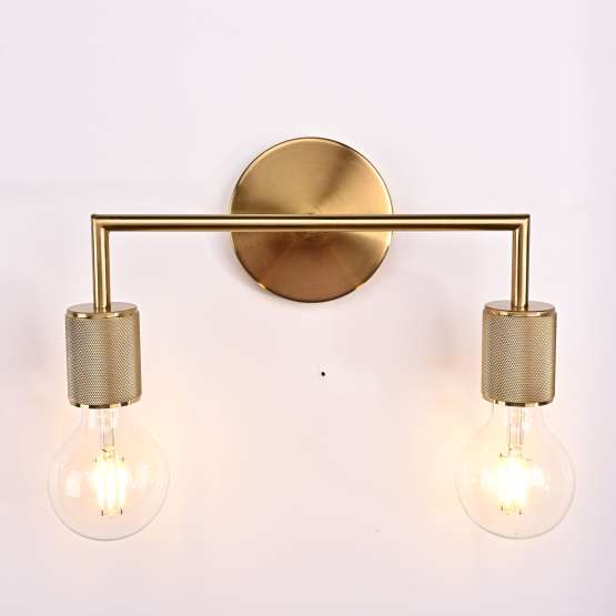 Бра Rh Utilitaire Double Sconce Brass By Imperiumloft — изображение 2