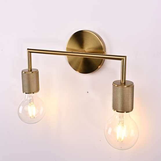 Бра Rh Utilitaire Double Sconce Brass By Imperiumloft — изображение 3
