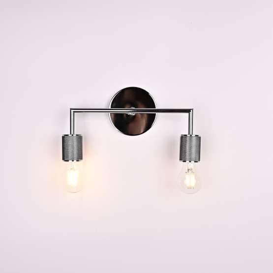 Бра Rh Utilitaire Double Sconce Silver By Imperiumloft — изображение 2