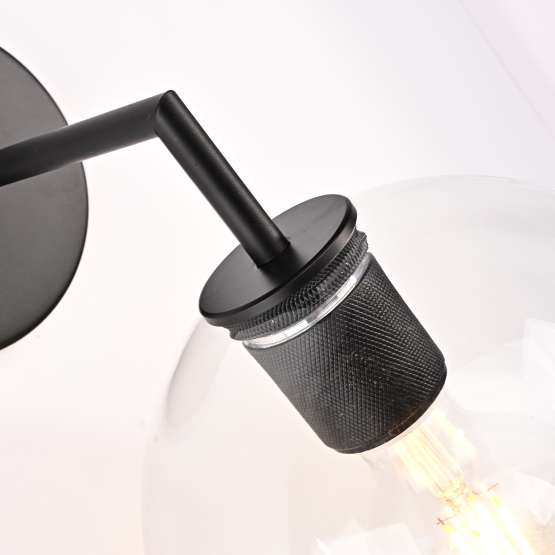 Бра Rh Utilitaire Globe Shade Single Sconce Black By Imperiumloft — изображение 3