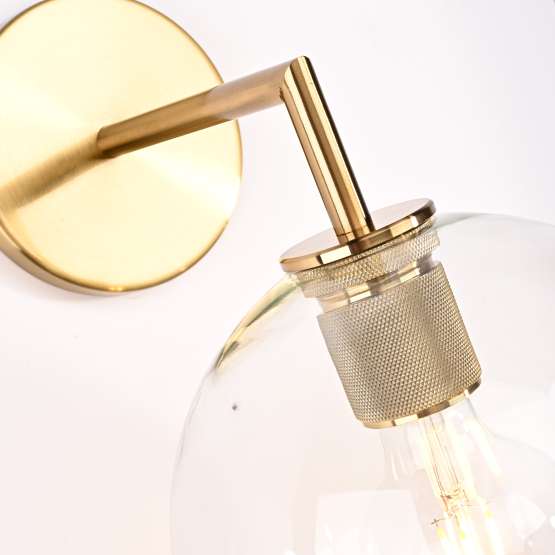 Бра Rh Utilitaire Globe Shade Single Sconce Brass By Imperiumloft — изображение 3