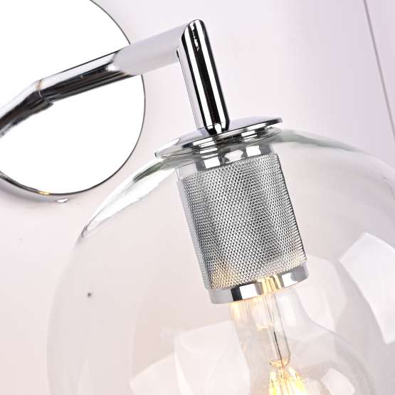 Бра Rh Utilitaire Globe Shade Single Sconce Silver By Imperiumloft — изображение 3
