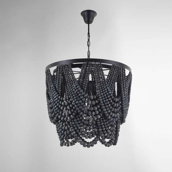 Люстра Amelia Wood Bead Chandelier By Imperiumloft