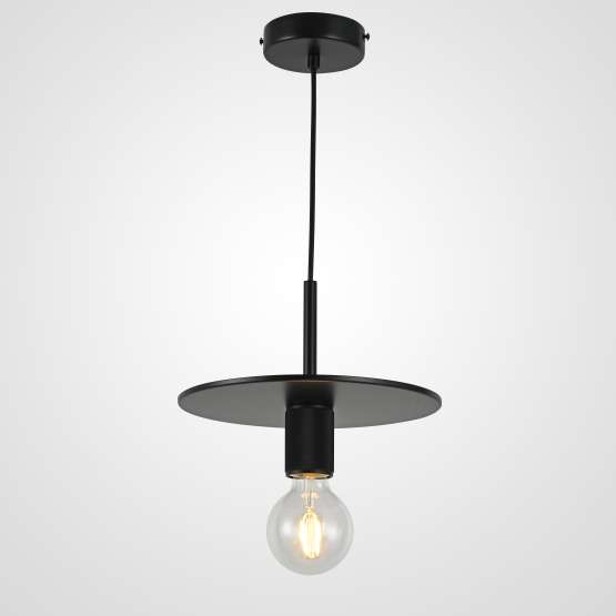 Подвесной Светильник Rh Utilitaire Disk Shade Pendant Black By Imperiumloft