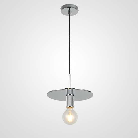Подвесной Светильник Rh Utilitaire Disk Shade Pendant Silver By Imperiumloft