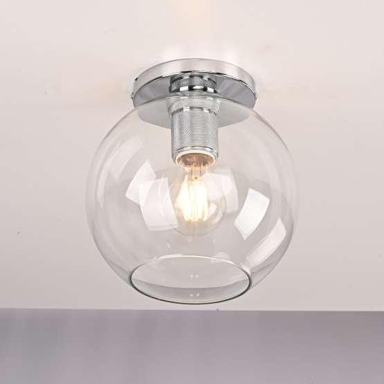 Потолочный Светильник Rh Utilitaire Globe Shade Flushmount By Imperiumloft — изображение 2
