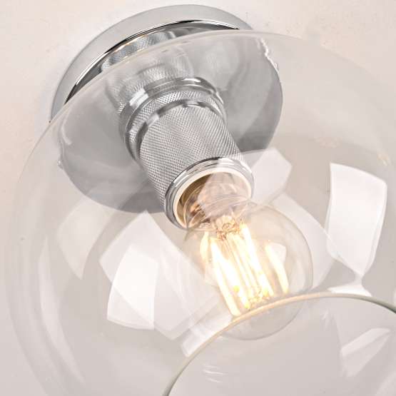 Потолочный Светильник Rh Utilitaire Globe Shade Flushmount By Imperiumloft — изображение 3
