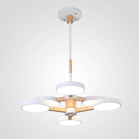 Подвесная Люстра Turna Dbl L6 White By Imperiumloft