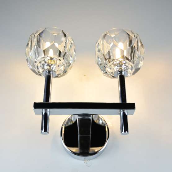 Бра Boule De Cristal Double Sconce Chrome By Imperiumloft — изображение 2