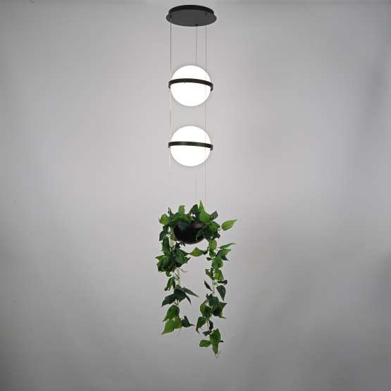 Подвесной Светильник Palma Wall Lamp 2 Шара + 1 Вазон By Imperiumloft — изображение 3