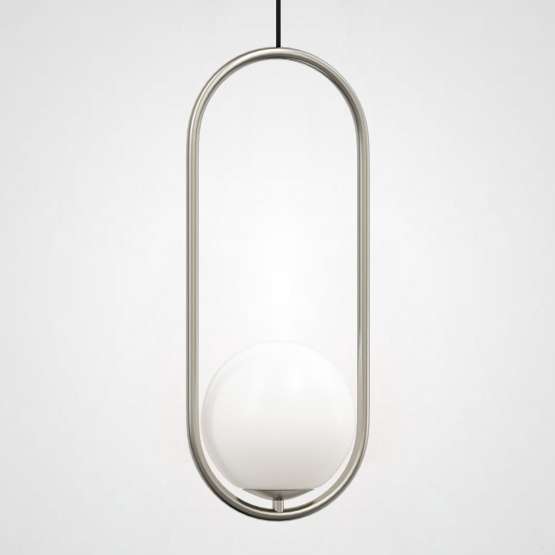 Подвесной Светильник Matthew Mccormick Hoop 50 Silver Mila Pendant By
                    Imperiumloft