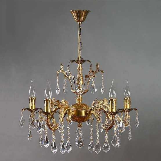 Люстра Granada Ambiente 5L 2118/5 AB Leaf Crystal
