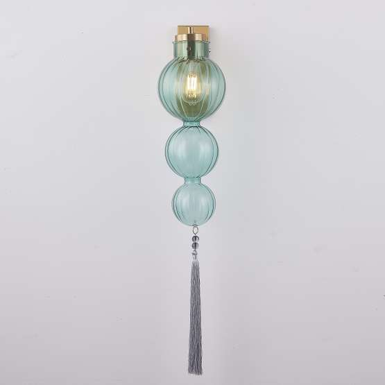 Бра Heathfield Lighting - Medina Wall Brass/Blue By Imperiumloft — изображение 3