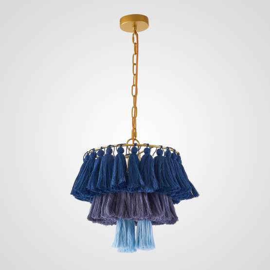 Подвесной Светильник Tassel Синий By Imperiumloft