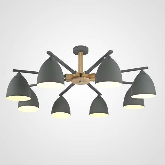 Потолочная Люстра Noa 8 Gray By Imperiumloft By Imperiumloft