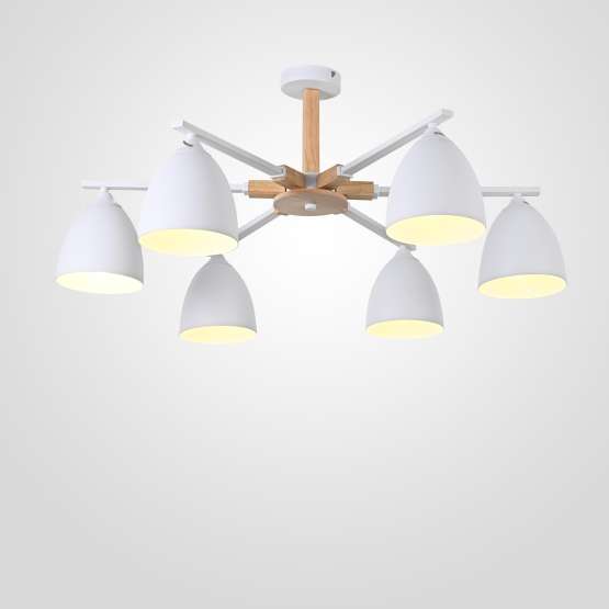 Потолочная Люстра Noa 6 White By Imperiumloft By Imperiumloft