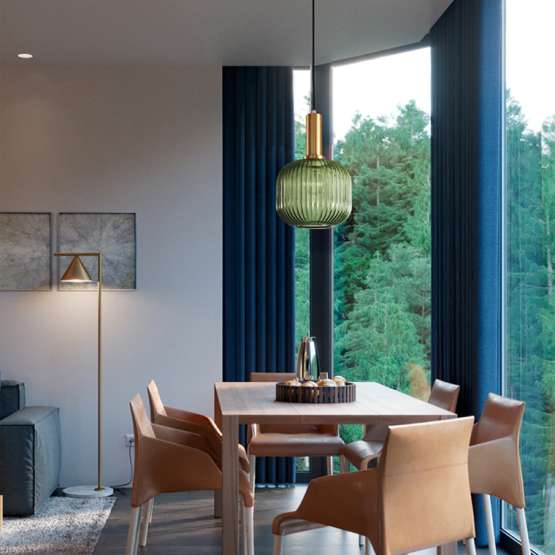Подвесной Светильник Ferm Living Chinese Lantern A Brass / Green By
                    Imperiumloft — изображение 3