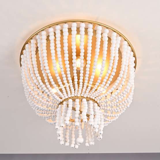 Люстра Jacqueline Clear Flush-Mount Brass By Imperiumloft — изображение 2