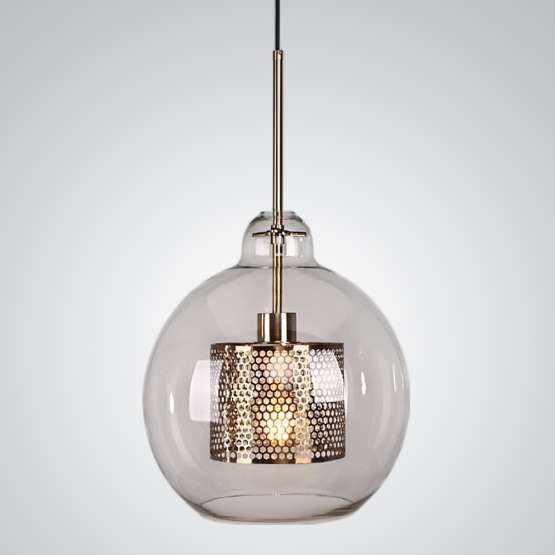 Подвесной Светильник Catch F Pear Brass D30 By Imperiumloft