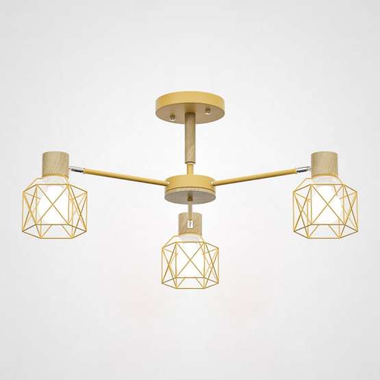 Потолочная Люстра Corf B3 Yellow 3 Lamps By Imperiumloft