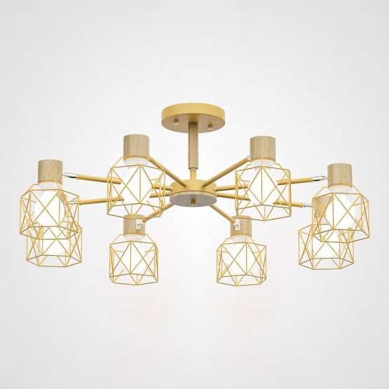 Потолочная Люстра Corf B3 Yellow 8 Lamps By Imperiumloft