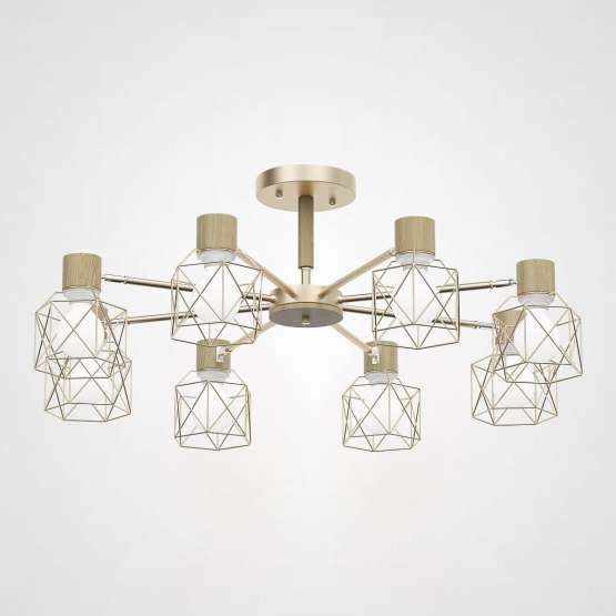 Потолочная Люстра Corf B3 Champagne 8 Lamps By Imperiumloft