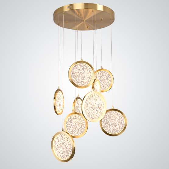 Дизайнерская Люстра Луна Lighting Collection D50 By Imperiumloft