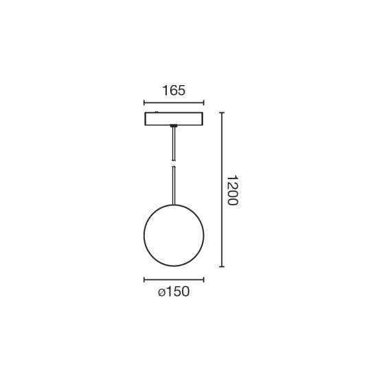 Подвес Neso Unik 2700K черный DALI — изображение 2