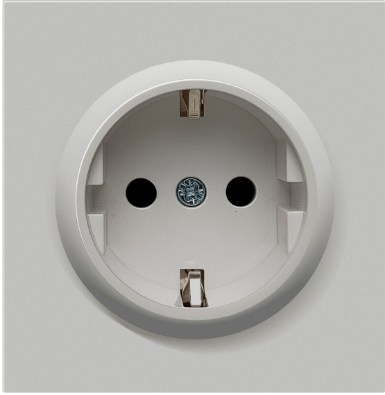 Donel R98 матовый серый накладка для розетки Schuko с з/к, со шторками 16A 250 В~, серия DA