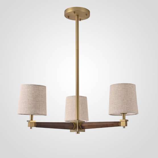 Люстра Jorgenson D70 Beige/Dark Wood By Imperiumloft
