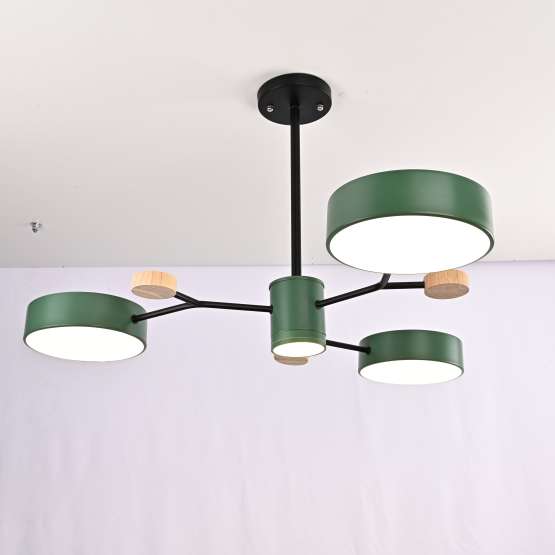 Люстра На Штанге Meade 4 Lamps Green By Imperiumloft — изображение 2