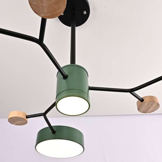 Люстра На Штанге Meade 4 Lamps Green By Imperiumloft — изображение 3