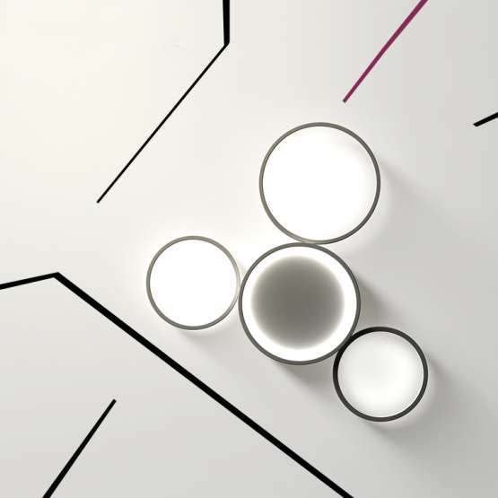 Потолочная Люстра В Виде Колец Twine 5 Rings White By Imperiumloft — изображение 3