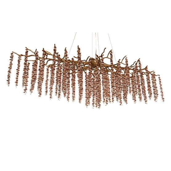 Люстра Coral Crystals Long Copper II Color L180