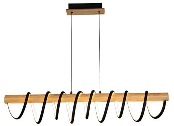 Светильник Wooden Spiral