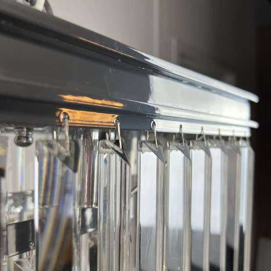 Люстра Rh 1920S Odeon Clear Glass Fringe Chrome By Imperiumloft — изображение 2