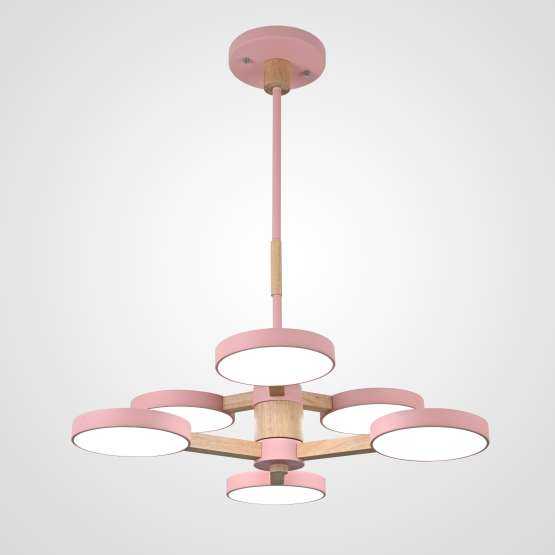 Подвесная Люстра Turna Dbl L6 Pink By Imperiumloft