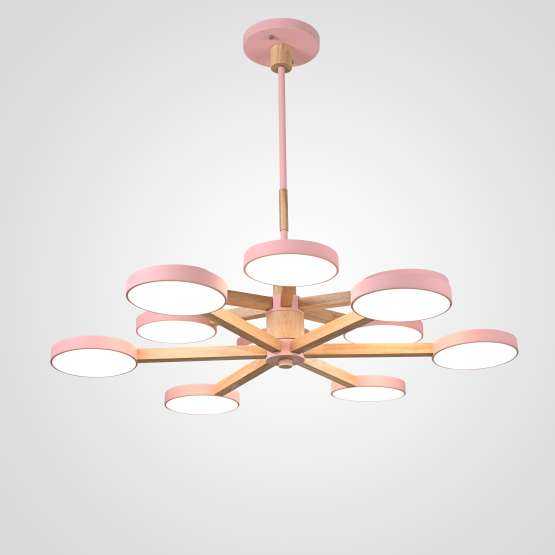 Подвесная Люстра Turna Dbl L12 Pink By Imperiumloft