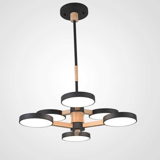Подвесная Люстра Turna Dbl L6 Black By Imperiumloft
