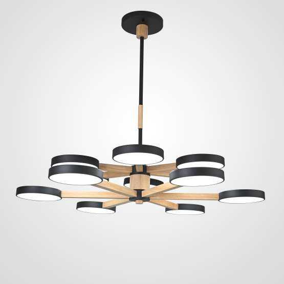 Подвесная Люстра Turna Dbl L12 Black By Imperiumloft